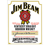 Image of Tin Signs Jim Beam White Label Tin Sign