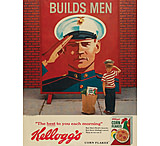 Image of Tin Signs Kelloggs Builds Men