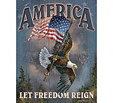 Image of Tin Signs Let Freedom Reign Tin Sign