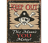 Image of Tin Signs Moore-Keep Out Matey Tin Sign