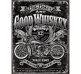 Image of Tin Signs Old Bikes Good Whiskey