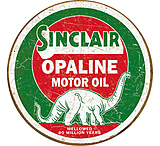 Image of Tin Signs Sinclair Opaline Round Sign