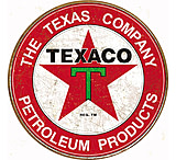 Image of Tin Signs Texaco Filling Station Sign
