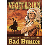 Image of Tin Signs Vegetarian Translation Sign