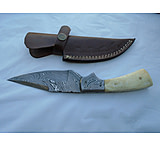Image of Titan Damascus Steel Hunting Knife Camel Bone Handle TDK-17