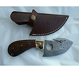 Image of Titan Damascus Steel Walnut Stag Handle Knife