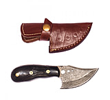 Image of Titan Damascus Stainless Steel Knife w/ Bull Horn Handle