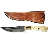 Image of Titan Damascus Fixed Blade Knife, Camel Bone TD -100