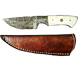 Image of Titan Damascus Fixed Blade Knife, Camel Bone TD -103