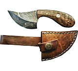 Image of Titan Damascus Fixed Blade Knife, Walnut Wood TD -090