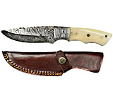 Image of Titan Damascus Steel Drop Point Hunter Knife, 9.1in