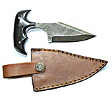 Image of Titan Damascus Steel Hunting Push Knife, 5in