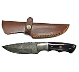 Image of Titan Hand Forged Damascus Camping Drop Point Hunter Knife, 9.1 in