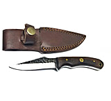 Image of Titan Custom Forged Carbon 4in Fixed Blade Knife w/ Rosewood Grip
