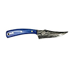 Image of Titan International Knives Damascus Blue Older Timer Design Fixed Blade Skinning Knife