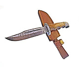 Image of Titan International Knives Damascus Full Tang Fixed Blade Hunting Knife