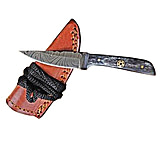 Image of Titan International Knives Damascus Handmade Steel Neck Fixed Blade Knife