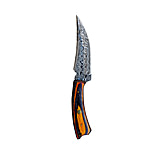 Image of Titan International Knives Damascus Skinning Hunting Hawk Fixed Blade Knife