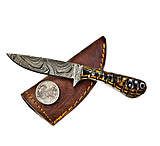 Image of Titan International Knives Neck Style Damascus Knife