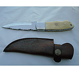 Image of Titan J2 Steel Knife Bolster Damascus Hunting Knife TJK-14