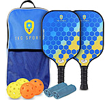 Image of TKG Sports Carbon Fiber Pickleball Set w/ Carry Bag