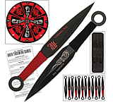 Image of Tomahawk Fighting Dragon Throwing Knife Set - 6.25" OAL