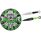 Image of Tomahawk Zombie Target with 12 Fixed Blade Knives - 6.25in OAL