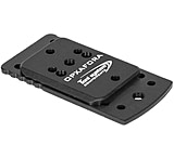 Toni System Optic Ready Red Dot Base Plate Type A for Strike One Ergal Optic Plate, Black, OPXAFORA