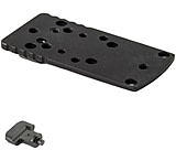 Toni System Red Dot Base Plate Type B for Beretta Apx- Apx Tactical -Apx Centurion- Apx Compact With Striker Block, Black, OPXAPX2B