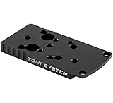 Toni System Red Dot Base Plate Type B for Tanfoglio Stock II Optic, Black, OPXTAN2B