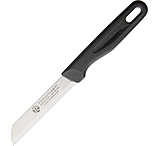 Image of Top Cutlery Paring Micro Serrated Black Fixed Blade Knife