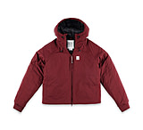 Image of Topo Designs Mountain Puffer Hoodie - Women's, Burgundy