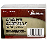 Image of Traditions A1647 Revolver 44 Black Powder 140 Grain Muzzleloader Sabot Bullets