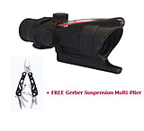 Image of Trijicon ACOG 4x32 Dual Ill Rifle Scope w/FREE Multitool, Red Triangle Reticle