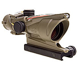 Image of Trijicon ACOG TA31 4x32mm Rifle Scope, Flat Dark Earth, Illum Red Chevron .223 / 5.56x45mm Reticle, MOA Adjustment, 100310