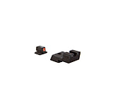 Trijicon HD Night Sight Set - 1911 Novak Cut - Green Front/Orange Outline CA128O