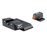 Trijicon Heavy Duty Night Sight Set, S&amp;W M&amp;P Shield/Shield Plus/Shield 2.0, Green/Orange, 600722