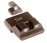 Trijicon Bright &amp; Tough Night Sight Set for S&amp;W Compact, 9mm Long Rear, 3 Dot, Green Front, Green Rear SA08