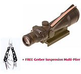 Image of Trijicon ACOG 3.5x35 Scope, Green Horseshoe Reticle w/ Gerber Multi-Plier TA11MGO-M249-KIT