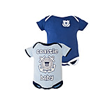 Image of Trooper Clothing Coast Guard 2 Pack Infant Bodysuits - Boy's