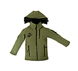 Image of Trooper Clothing Embroidered Marine Softshell Jacket, Waterproof