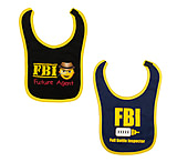 Image of Trooper Clothing 2 Pack FBI Bib Set - Kids