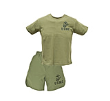 Image of Trooper Clothing Kids Marine PT 2 Piece Shirt/Shorts Set