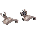 Image of Troy Tritium 45deg Flip Up Offset Sight Set, HK Front &amp; Round Rear