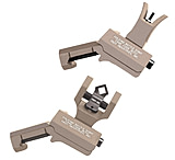 Image of Troy Tritium 45deg Flip Up Offset Sight Set, M4 Front &amp; Dioptic Rear