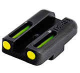 Image of TruGlo Brite-Site TFO Low Profile Green Fiber Optic Front Yellow Rear Sight Set for Glock 42