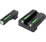 TruGlo Brite-Site TFX Sights For Walther PPS, Green Rear/Green With Focus Lock Front, TG-TG13WA2A