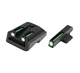 Image of Truglo TG131NTI1 TFO 1911 Government W/Novak LoMount Fiber Optic Green