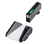 TruGlo TG13GLFST TFX Day/Night Sights MOS Adapter Set for 9mm, .40, and .45 Glock 17/19/34/35/41 Gen 4, Tritium, Green w/White Outline, Black, TG-TG13GLFST