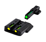 TruGlo Tritium Fiber Optic Brite-Site Handgun Sight For Smith and Wesson M&amp;P Front Green and Yellow Rear Sight TG131MPTY